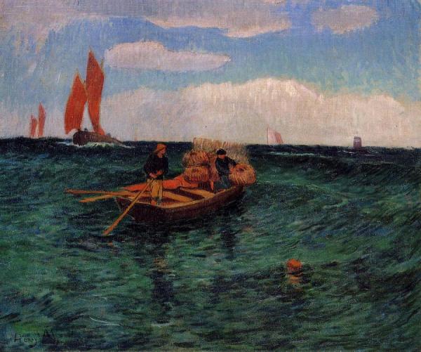 The Breton Sea by Henry Moret