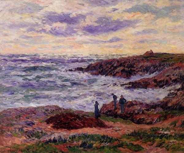 The Coast At Doelan by Henry Moret