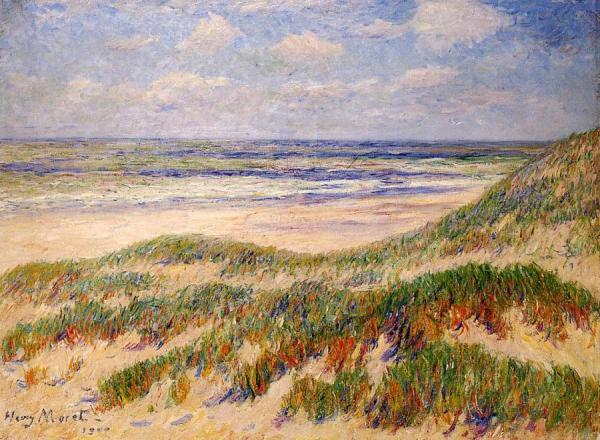 The Dunes At Egmond, Holland by Henry Moret
