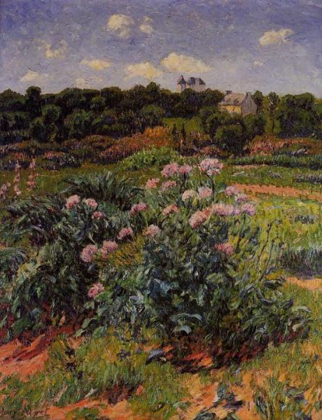 The Garden by Henry Moret Oil Painting Reproductions