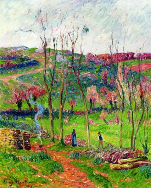 Winter In Brittany by Henry Moret