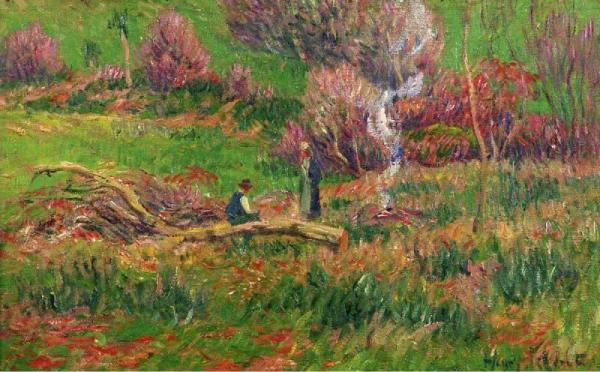 Wood-cutters by Henry Moret