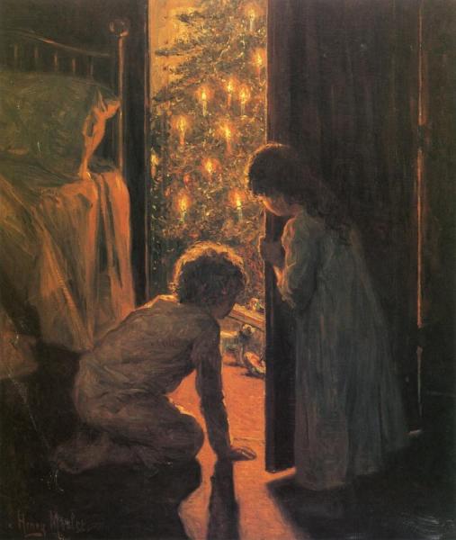 Christmas Morning by Henry Mosler Oil Painting Reproductions