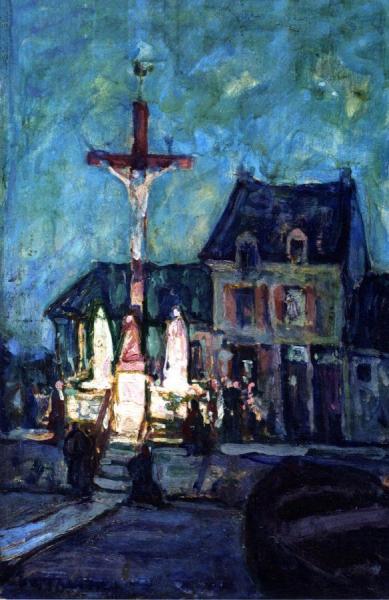 Fishermen's Devotions, Étaples by Henry Ossawa Tanner