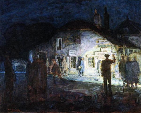 Intersection Of Roads, Neufchateau, World War I by Henry Ossawa Tanner