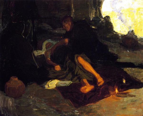 Job And His Three Friends by Henry Ossawa Tanner