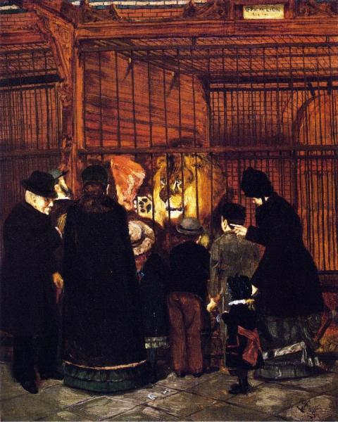 "pomp" At The Zoo by Henry Ossawa Tanner