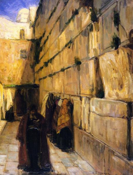 Study For The Jews' Wailing Place by Henry Ossawa Tanner
