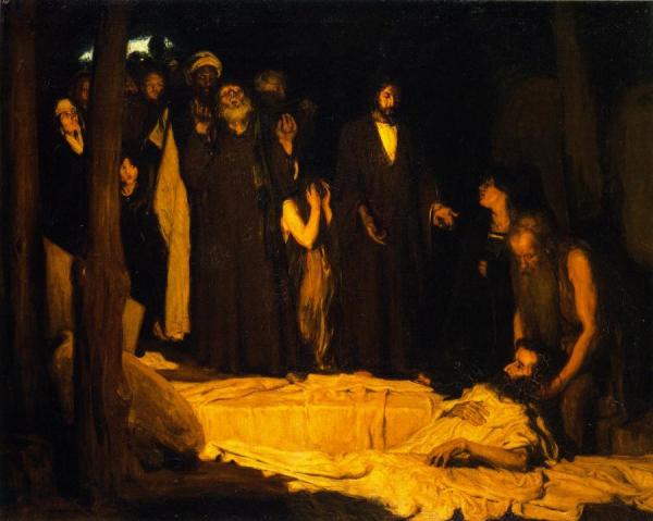 The Resurrection Of Lazarus by Henry Ossawa Tanner
