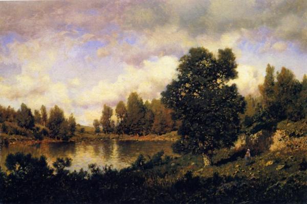 Gathering Wood by Henry Pember Smith