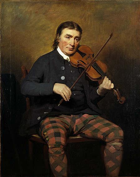 Niel Gow (1727-1807), Violinist And Composer by Henry Raeburn