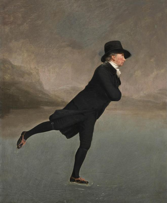 Skating On Duddingston Loch by Henry Raeburn