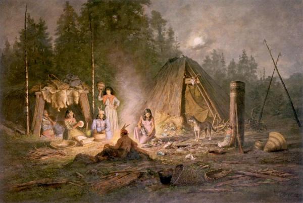 The Basket Makers Of Mendocino County by Henry Raschen Oil Painting Reproductions