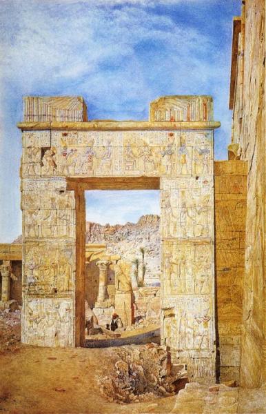 The Gateway Of Philadelphus, Philae by Henry Roderick Newman