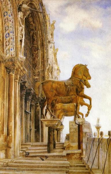 The Horses Of St. Mark's by Henry Roderick Newman