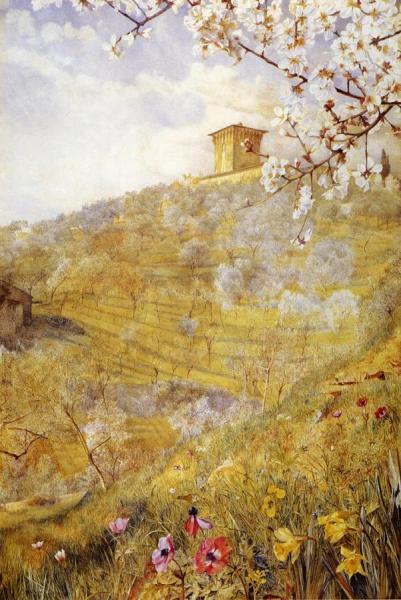 The Villa Di Bellosguardo by Henry Roderick Newman