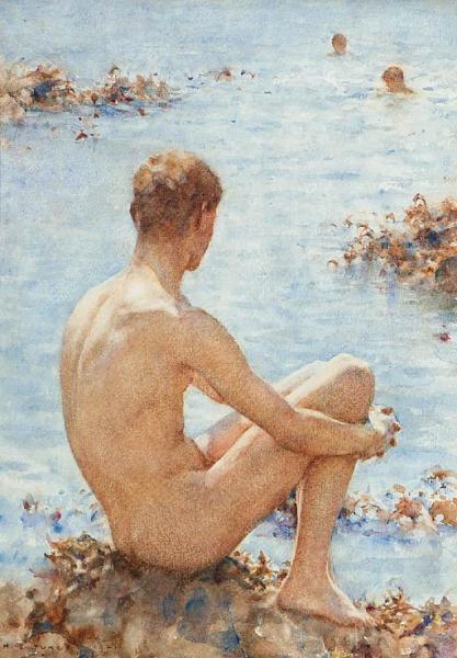 A Holiday by Henry Scott Tuke