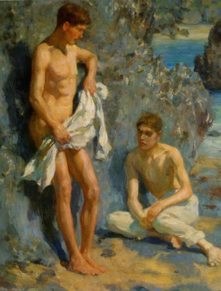After The Bathe by Henry Scott Tuke