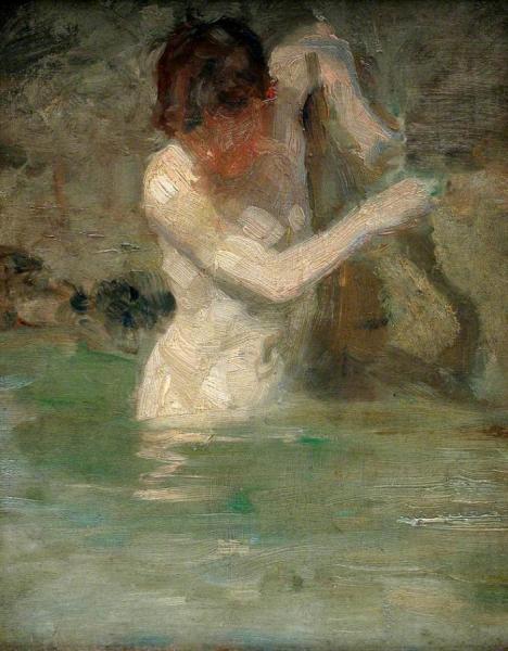 Henry Scott Tuke Boy Bathing
