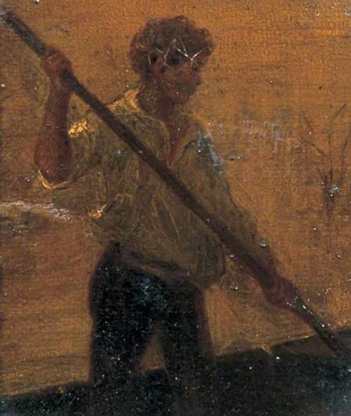 Boy In A Punt by Henry Scott Tuke