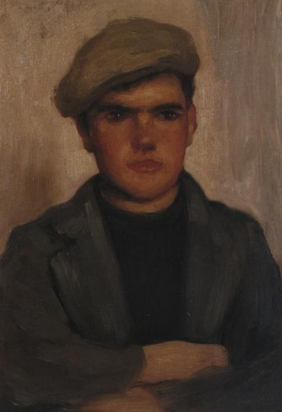Boy Wearing A Cap by Henry Scott Tuke Oil Painting Reproductions