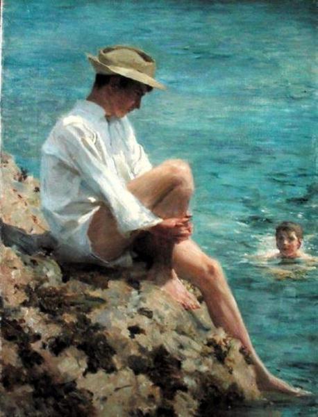 Boys Bathing by Henry Scott Tuke