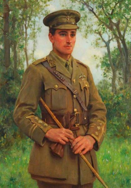 Captain Richard Maybery, Royal Flying Corps by Henry Scott Tuke