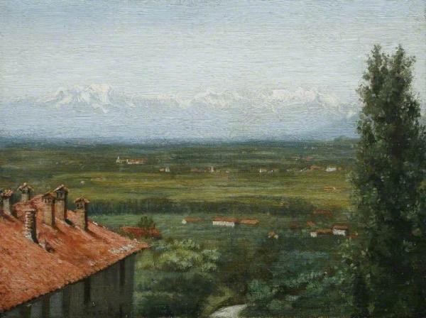 Italian Landscape by Henry Scott Tuke