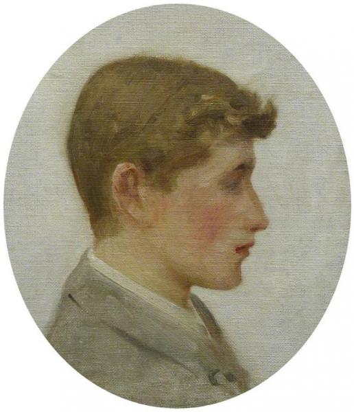 Portrait Of A Youth by Henry Scott Tuke