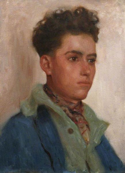 Portrait Of A Youth by Henry Scott Tuke Oil Painting Reproductions