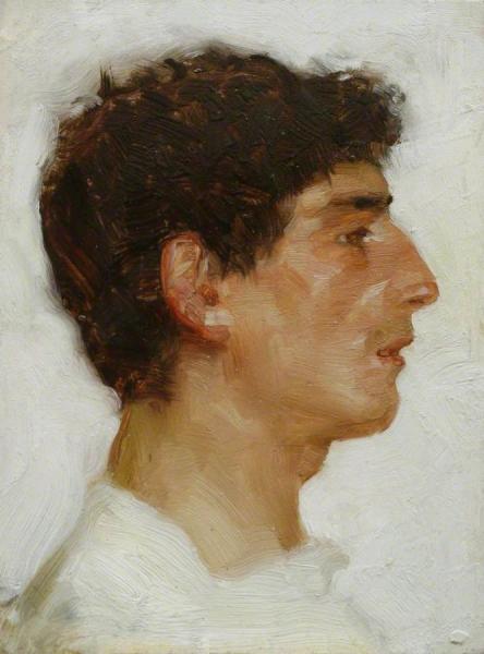 Portrait Of An Italian Youth by Henry Scott Tuke