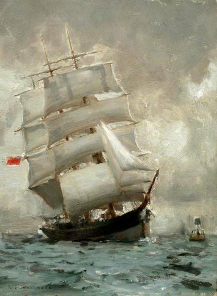 Henry Scott Tuke Rounding The Manacle Buoy