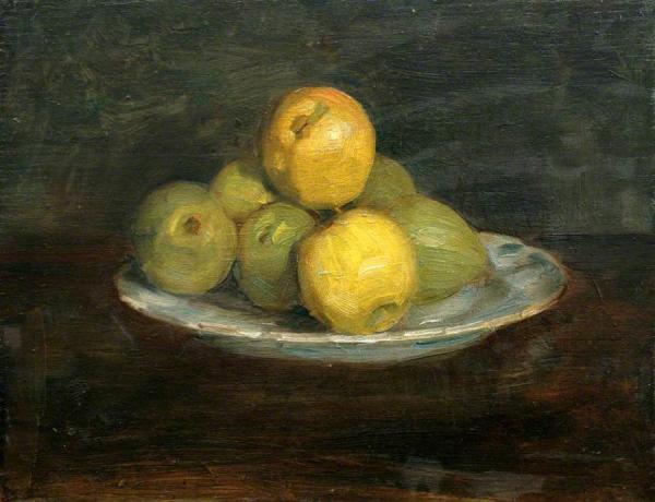 Still Life, Fruit by Henry Scott Tuke Oil Painting Reproductions