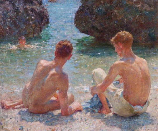 The Critics by Henry Scott Tuke
