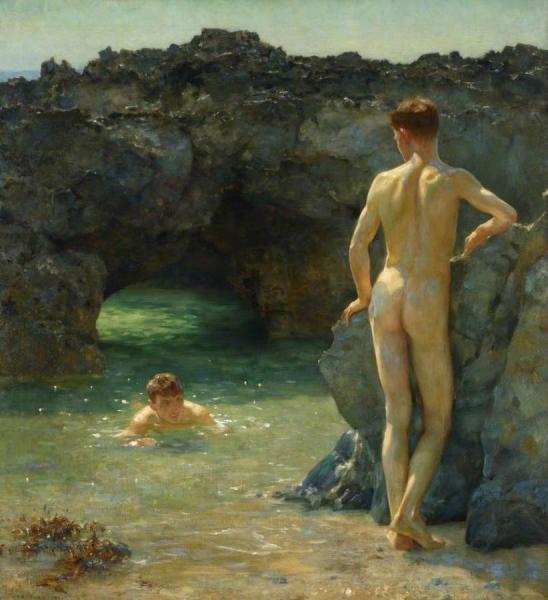 The Green Waterways by Henry Scott Tuke