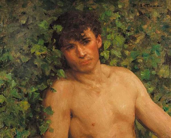 The Swimmer by Henry Scott Tuke Oil Painting Reproductions