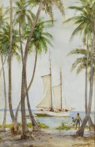 Tobacco Caye. Brit. Honduras by Henry Scott Tuke