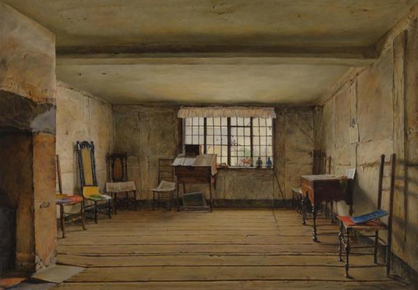 Henry Wallis The Room In Which Shakespeare Was Born