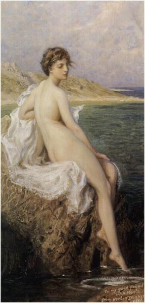 Bather by Herbert James Draper