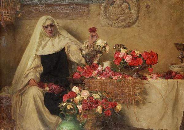 For Saint Dorothea's Day by Herbert James Draper