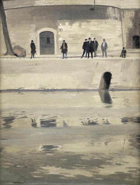 Les Pêcheurs by Herbert James Gunn