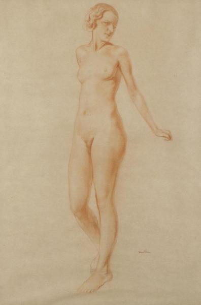 Nude by Herbert James Gunn Oil Painting Reproductions