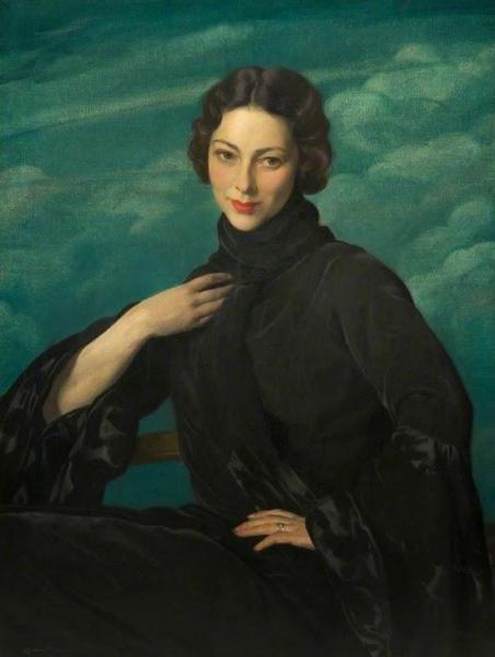 Pauline, Wife Of The Artist,1930 by Herbert James Gunn
