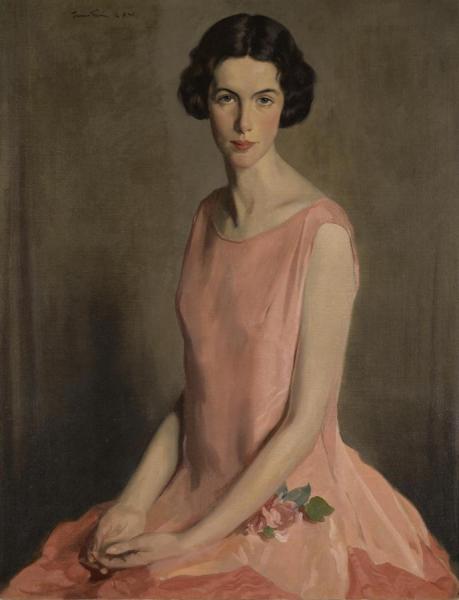 Herbert James Gunn Portrait Of The Artist's Wife