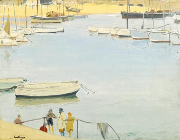 St.ives by Herbert James Gunn Oil Painting Reproductions