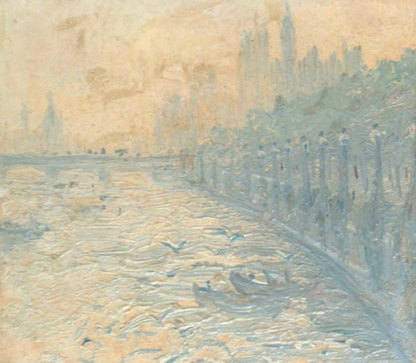 The Embankment by Herbert James Gunn Oil Painting Reproductions