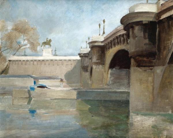 The Pont Neuf by Herbert James Gunn Oil Painting Reproductions
