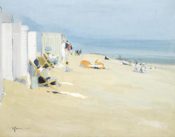 The Raft,bexhill On Sea by Herbert James Gunn