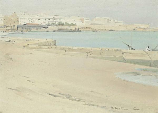 White Day, Cadiz by Herbert James Gunn Oil Painting Reproductions