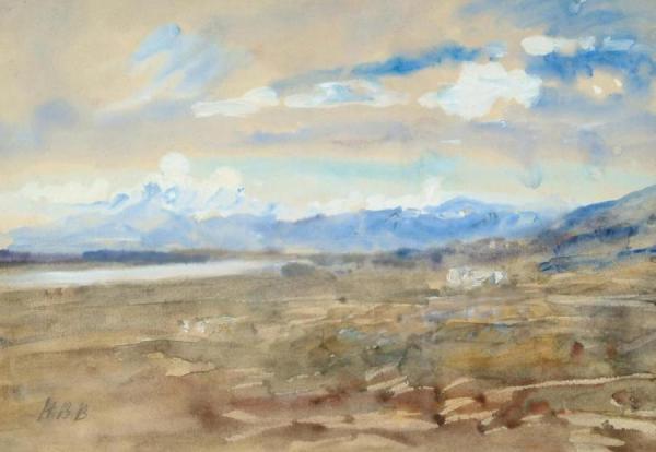 Italian Landscape by Hercules Brabazon Brabazon